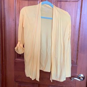 Yellow cardigan jacket